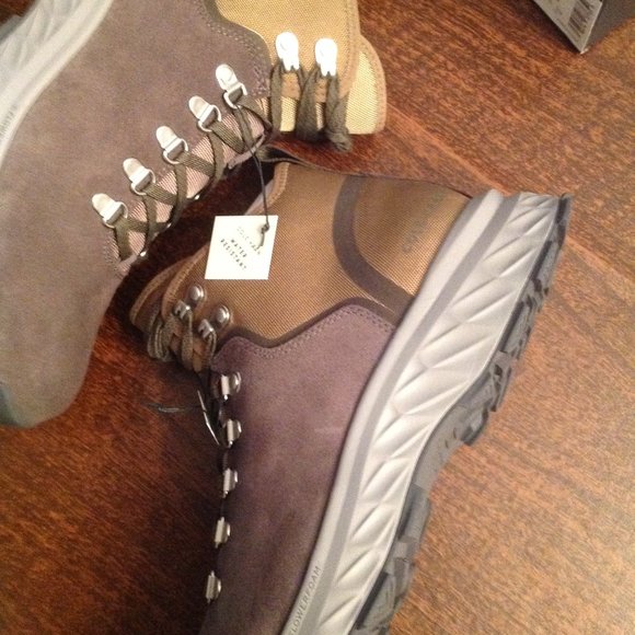 Cole Haan Men's ZeroGrand Gray Suede & Textile WR ZG Hiker Boots 11.5M NIB - Picture 7 of 11